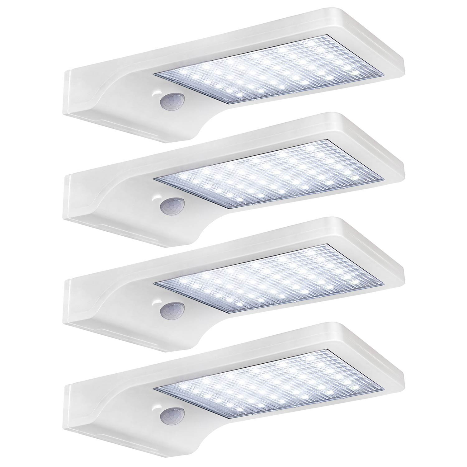 Pack 4 Apliques de Pared Solares LED Exterior con Sensor de Movimiento 3000K 7hSevenOn Outdoor Apliques de Exterior 1